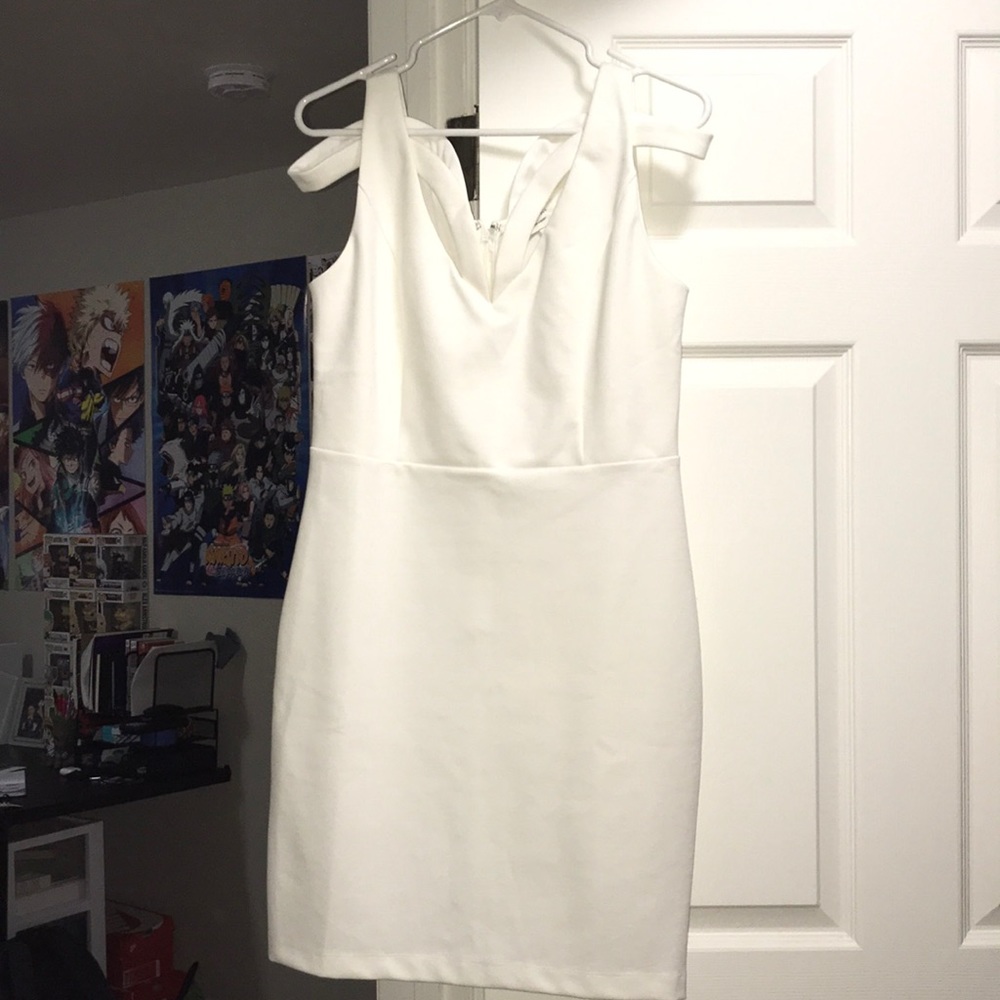 White strappy party dress